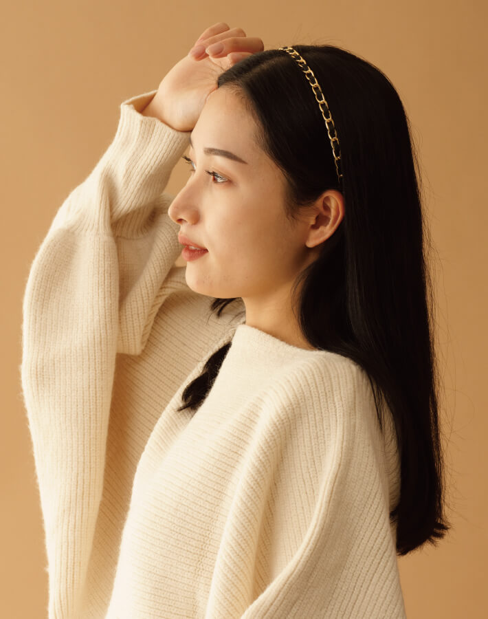 楽天市場】チェーンカチューシャ レディース ヘアアクセサリー