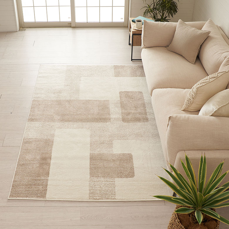 楽天市場】ラグ ラグマット ウィルトン織 幾何学模様 エジプト製 約