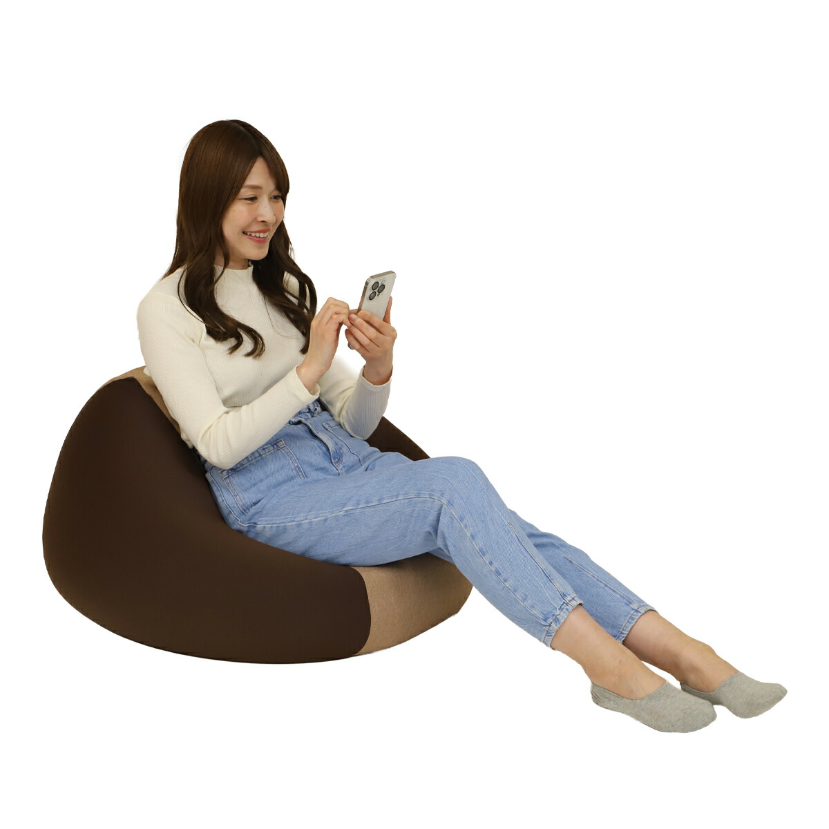 楽天市場】洗えるカバー付き ビーズクッション サララ (ヤマザキ