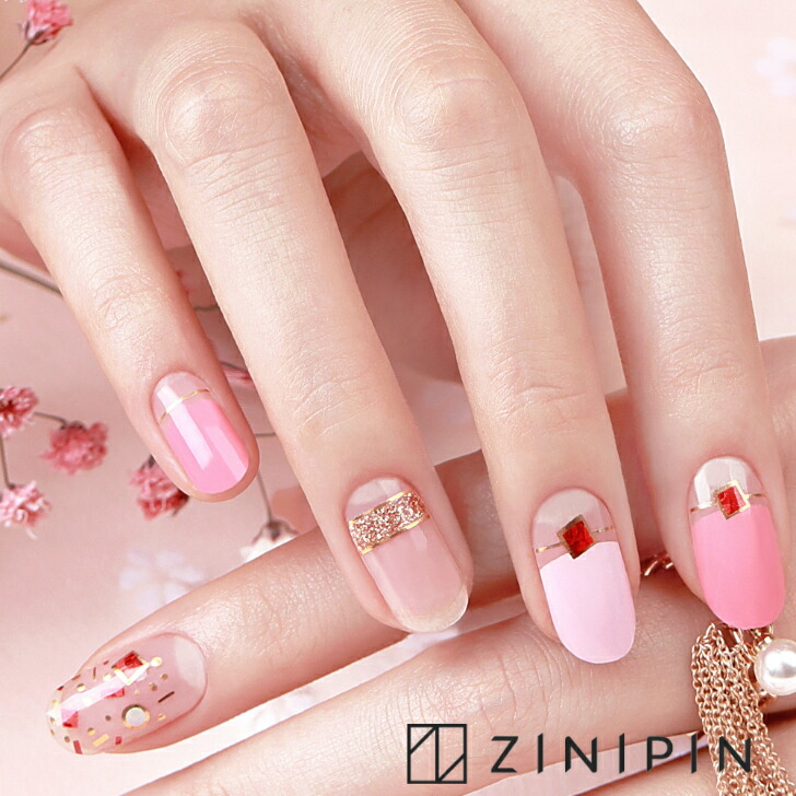 楽天市場】ジェルネイルシール ネイルシール 貼るだけ 簡単 ネイル