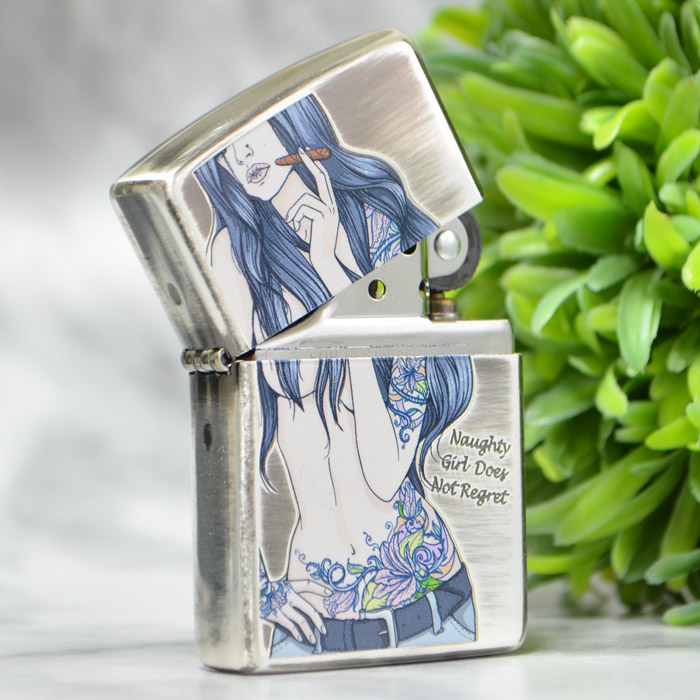 楽天市場】SEXY GIRL ZIPPO【タトゥー（SG-KA）】◇喫煙具 ZIPPO
