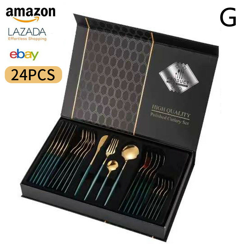 楽天市場】食器 カトラリーセット 高級海外ブランド 24pcs 西洋 北欧風
