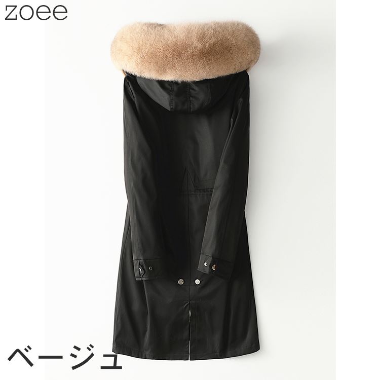 楽天市場】ファーコート モッズコート フォックスファー レッキス