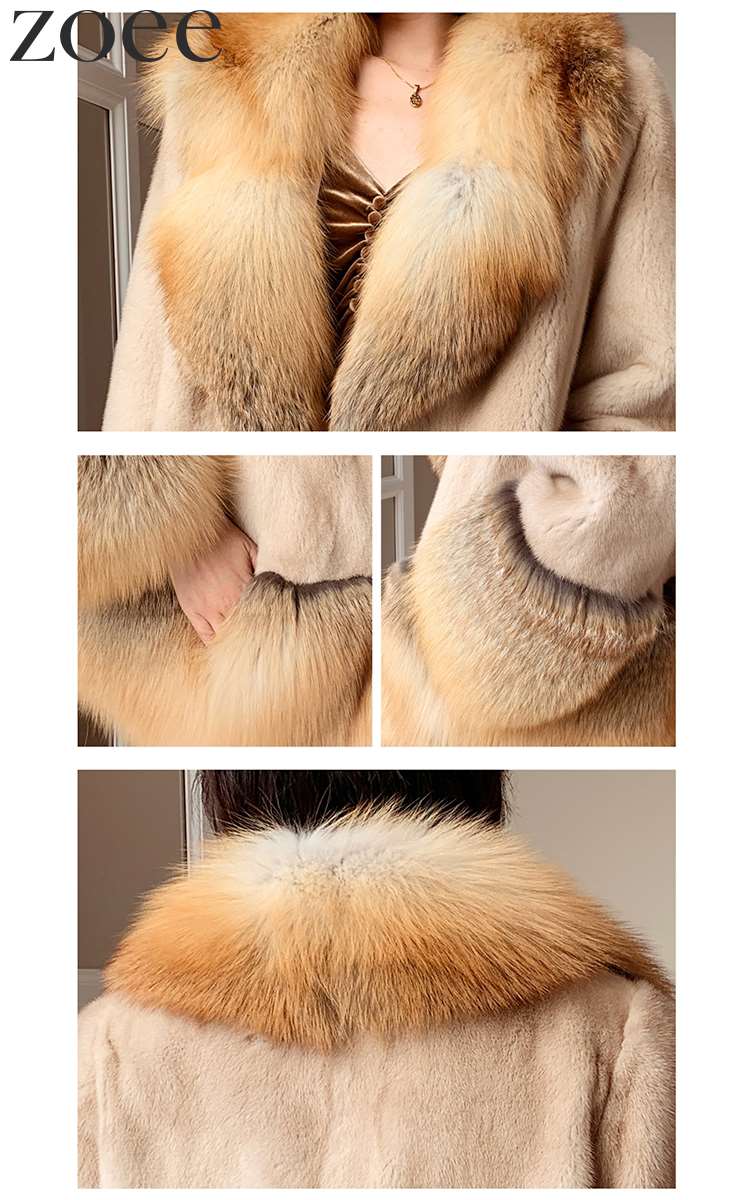 楽天市場】ミンクファーコート 9分袖 デンマーク産ミンクファー使用