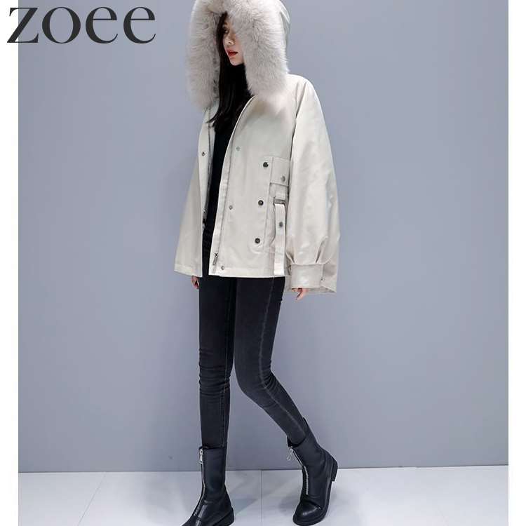 楽天市場】ショートモッズコート ラビットファーインナー付き