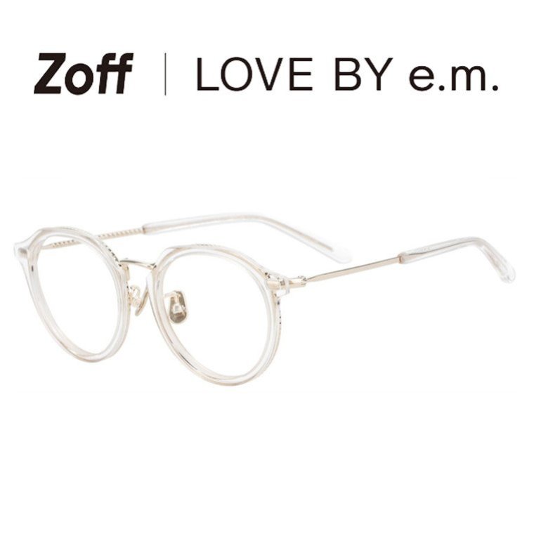 楽天市場】|ボストン型 メガネ(クリア) LOVE BY e.m. 眼鏡 検眼調整