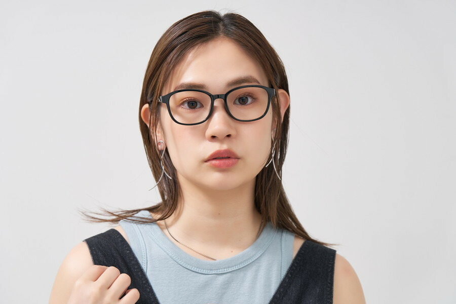 楽天市場】|ウェリントン型 メガネ（ブラック） WOMEN'S BASIC 度付き