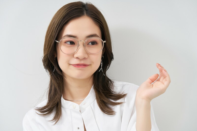 楽天市場】|【中顔面短縮みえメガネ】ボストン型 メガネ（ピンク