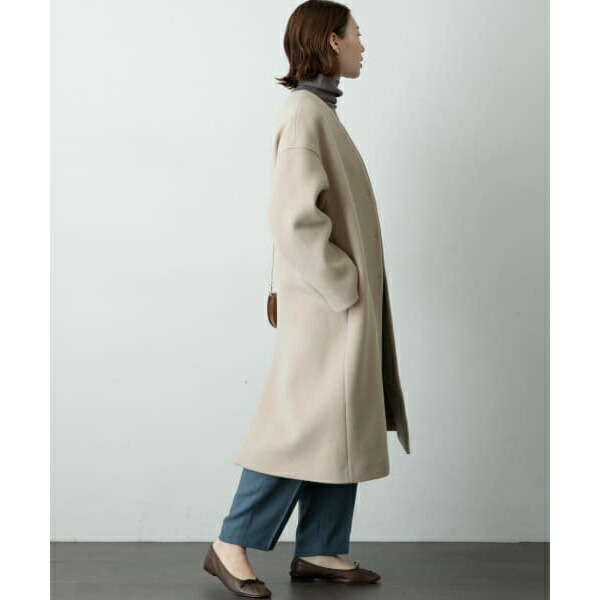 楽天市場】Vネックノーカラーコート／アーバンリサーチ ロッソ（URBAN