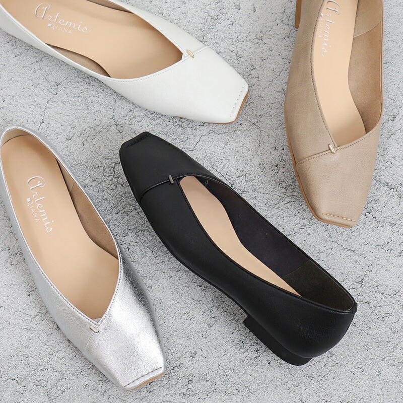 楽天市場】【片足150g】超軽量スクエアトゥフラットシューズ