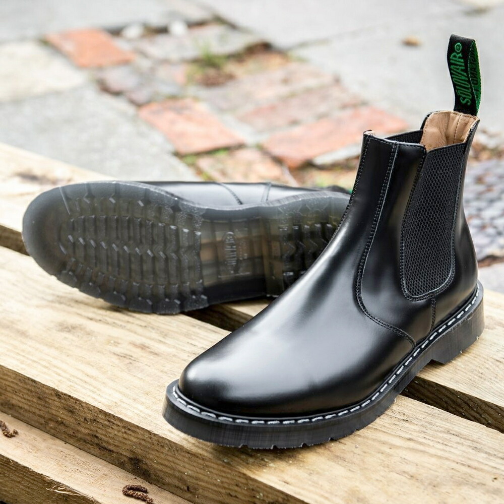 楽天市場】SOLOVAIR (ソロヴェアー) / サイドゴアブーツ DEALER BOOT