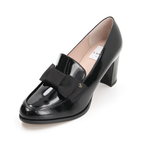 楽天市場】リボンモチーフヒールアップローファー／ランバン オン