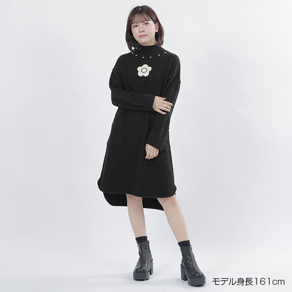 楽天市場】パールデイジーニット ワンピース／マリークヮント（MARY