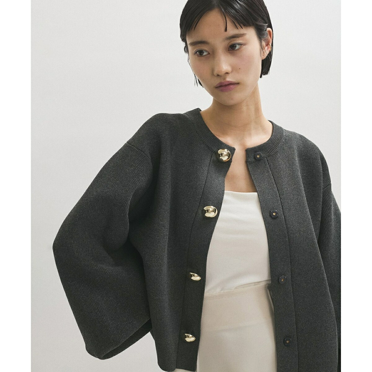 楽天市場】【WEB限定】・【サステナブル】セレクトネックBIG釦