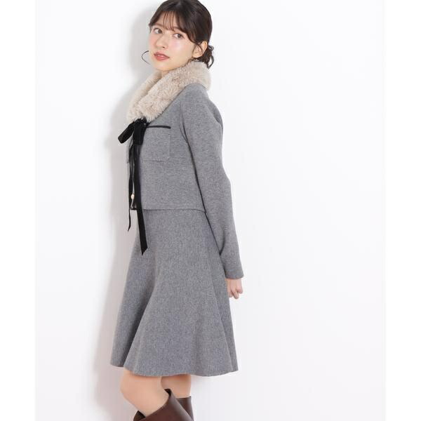 楽天市場】ファーティッペットニットセットアップ／ジル バイ ジル