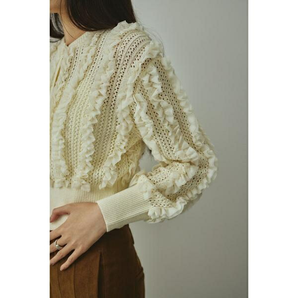 楽天市場】チュールフリルニットカーデ／スタイルミキサー（STYLEMIXER