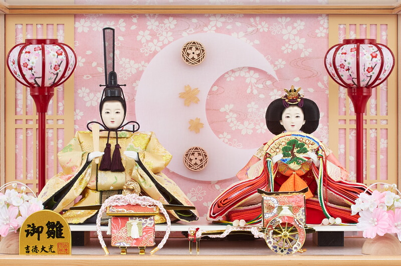 楽天市場】雛人形 吉徳大光 ひな人形 雛 ケース飾り 親王飾り 御雛