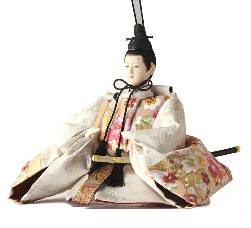 楽天市場】雛人形 収納飾り 三段 名匠・逸品飾り 菊華雛 御雛 金彩刺繍