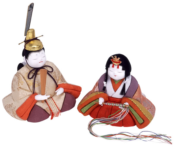 楽天市場】雛人形 コンパクト おしゃれ 木目込み 十五人飾り 幸一光