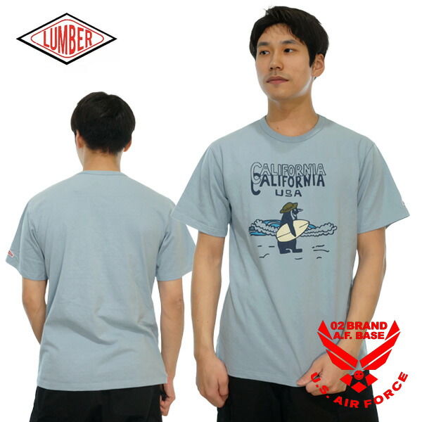 楽天市場】ランバー サーフペンギン プリント 半袖Tシャツ ユニ