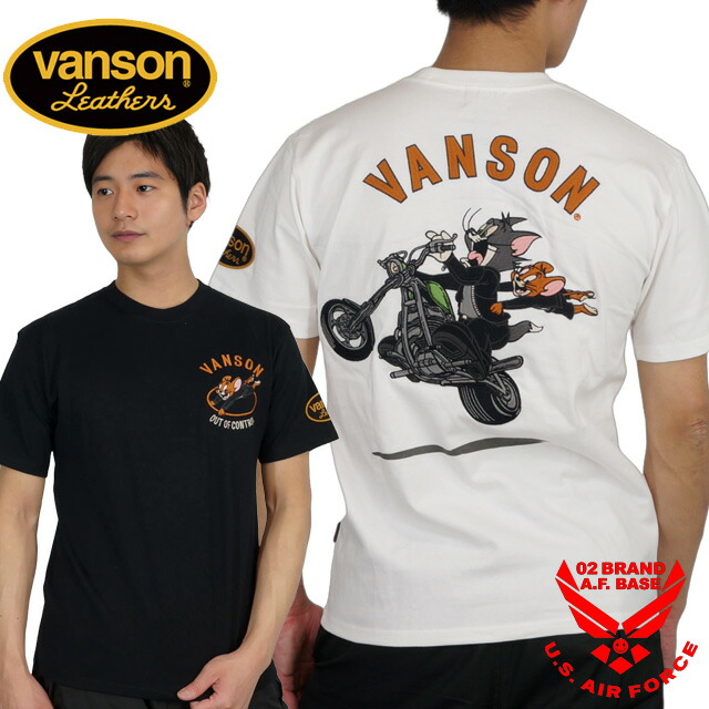 楽天市場】バンソン トムとジェリーコラボ バイカーズトムジェリ刺繍