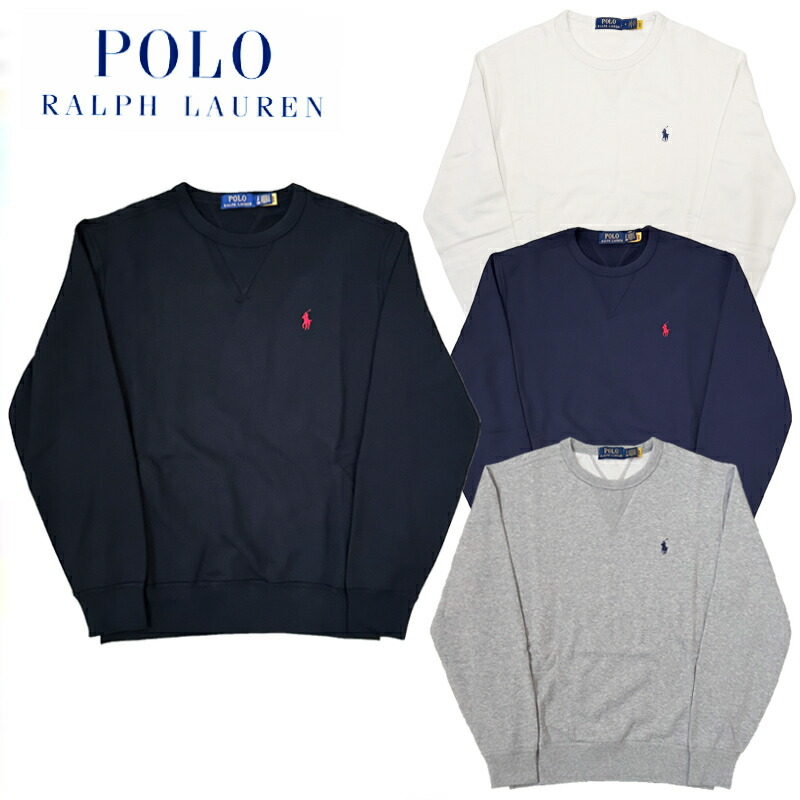楽天市場】POLO RALPH LAUREN Polo Crew Sweatshirt / ポロ ラルフ