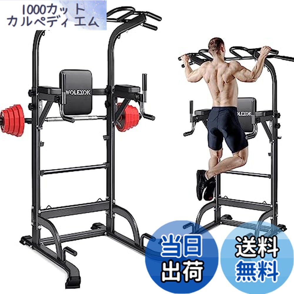 楽天市場】Wolfyok 懸垂マシン 【 耐荷重180kg 高さ11段 背もたれ6段