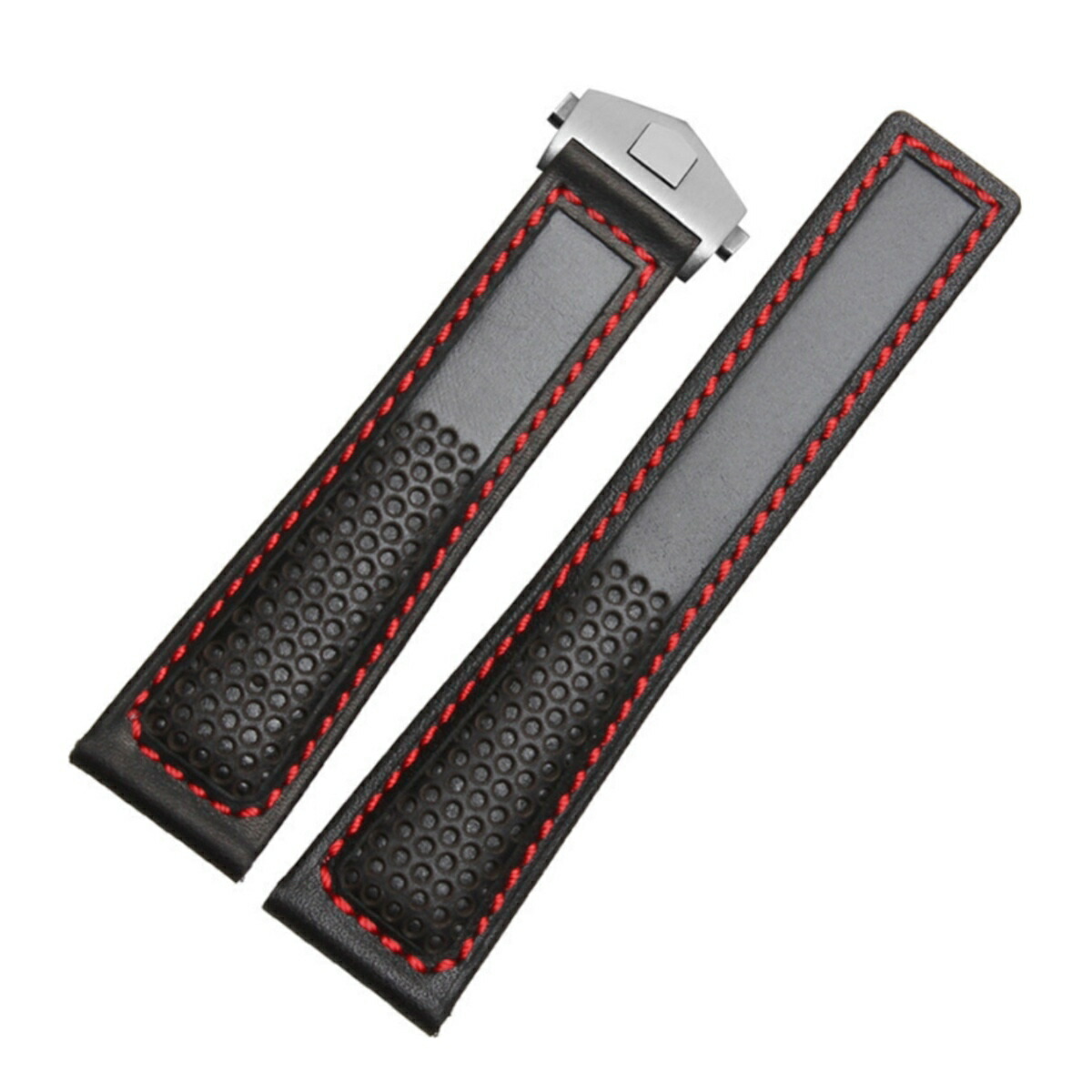 楽天市場】【 for TAG Heuer 】 Dバックル付き パンチングレザー