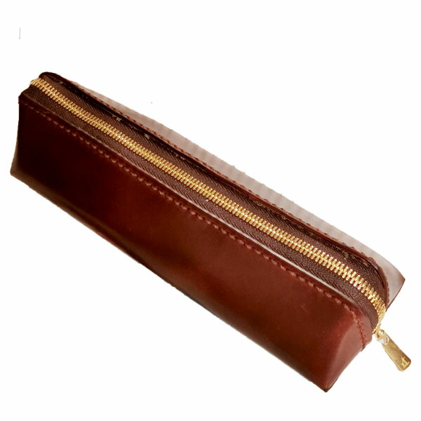 楽天市場】コードバン ペンケース 三角【ホーウィン社 シェルコード