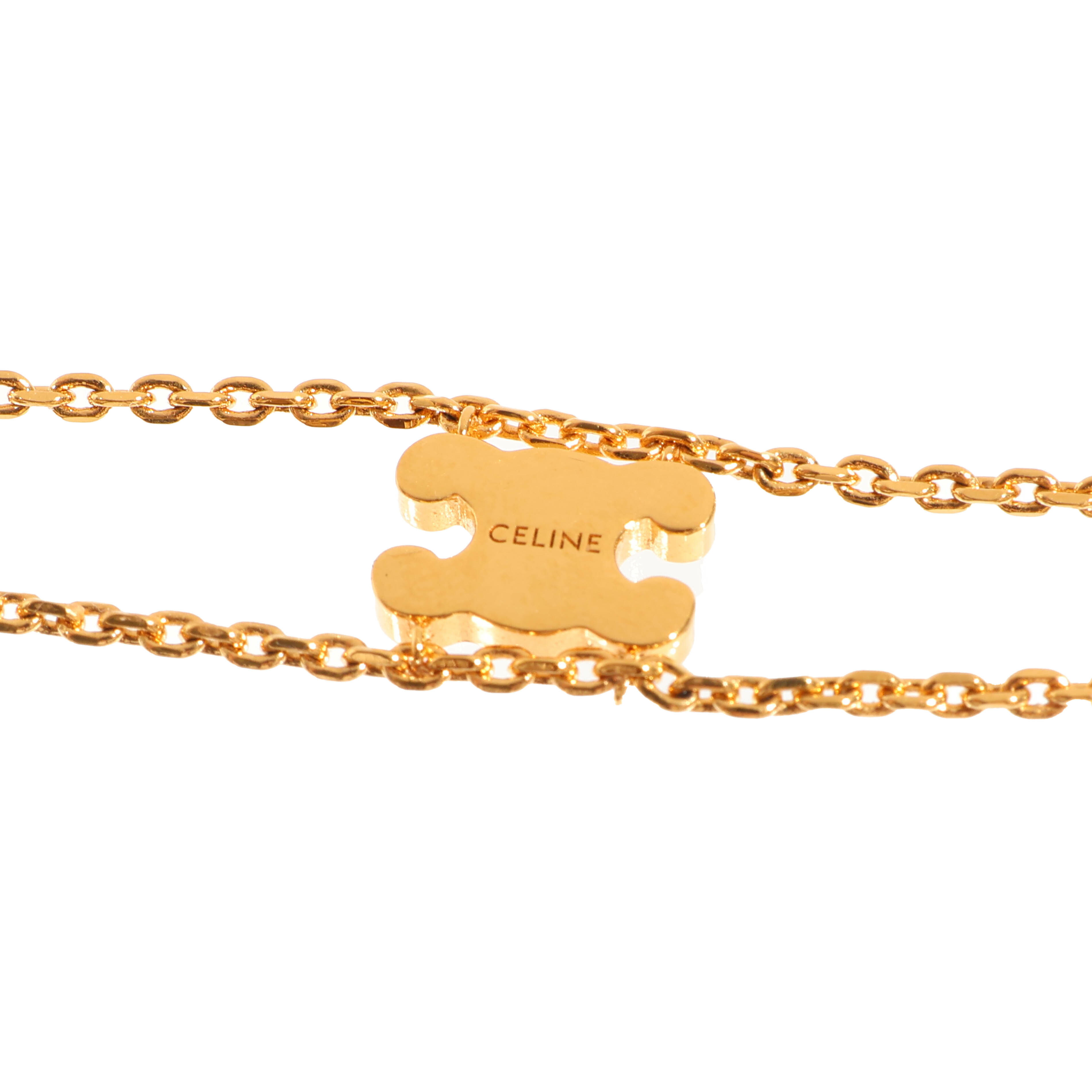 楽天市場】CELINE(セリーヌ) トリオンフ ラインストーン ブレスレット