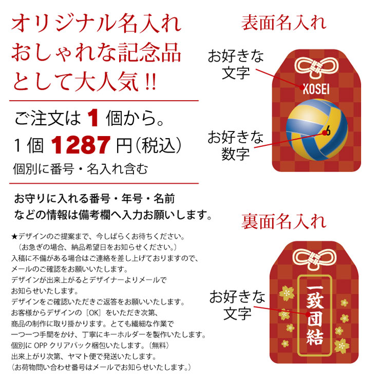 楽天市場】バレーボール お守り バレー部 部活 キーホルダーSサイズ