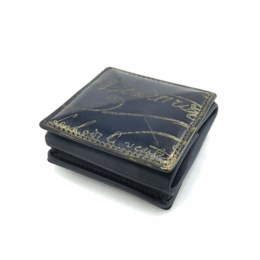 Berluti ネイビー レザー ノベルティグッズ Berluti ネイビー レザー