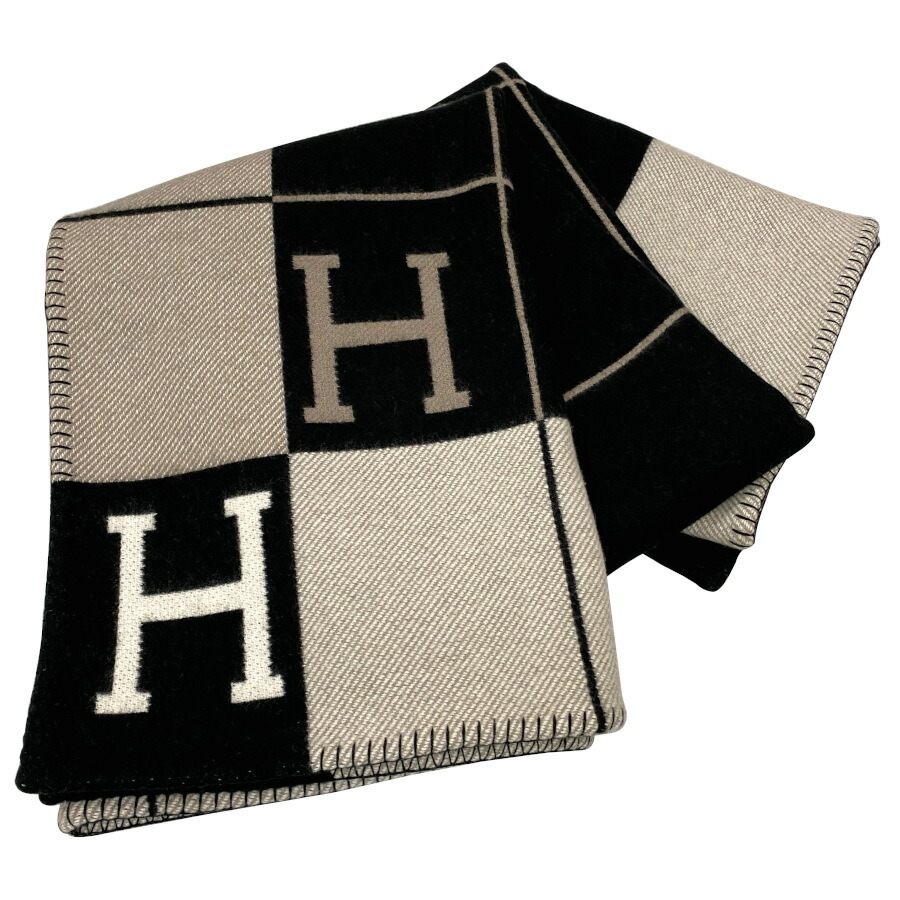 楽天市場】【新品】エルメス HERMES 大判 ブランケット おくるみ