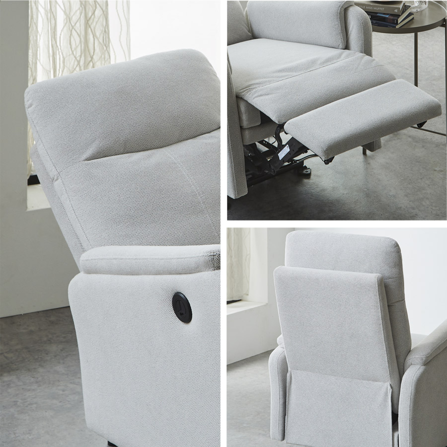 楽天市場】ソファー ソファ リクライニング 電動 一人掛けソファ 電動