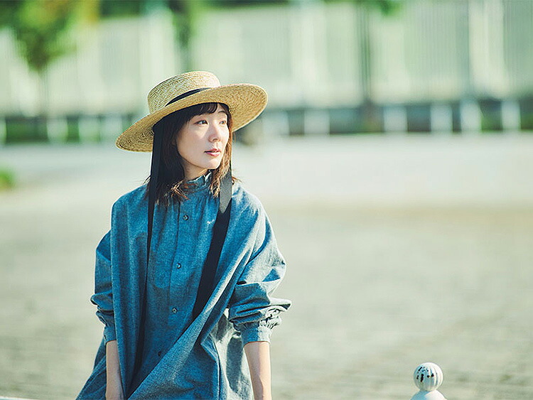 楽天市場】田中帽子店 Cecil セシル 麦わら カンカン帽 垂れリボン