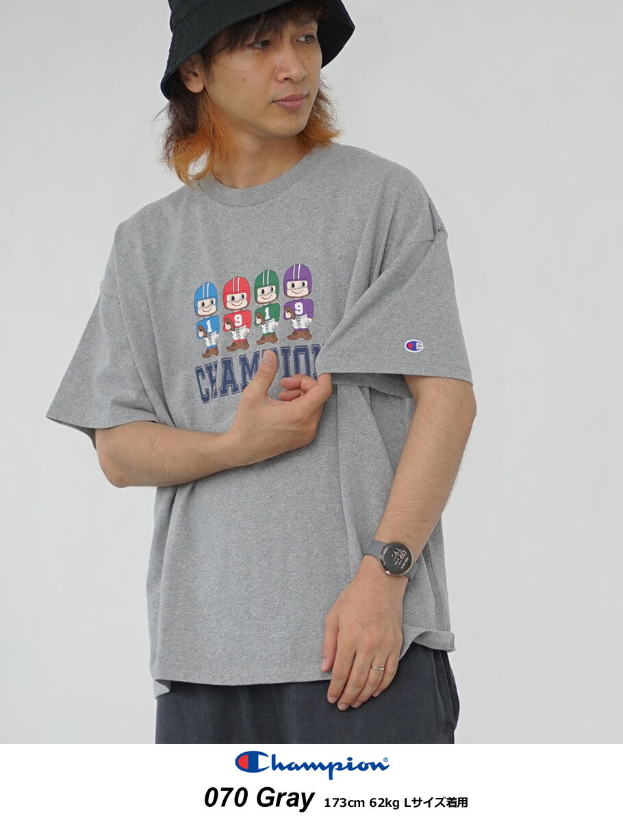 楽天市場】チャンピオン 半袖 Tシャツ メンズ プリント ベアー 熊