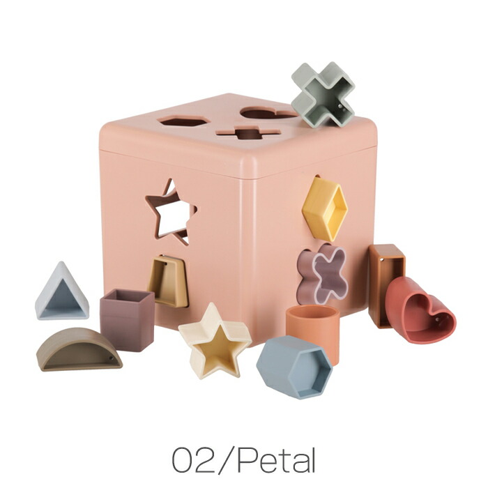 楽天市場】mushie ムシエ シェイプソーティングボックス 知育玩具 形