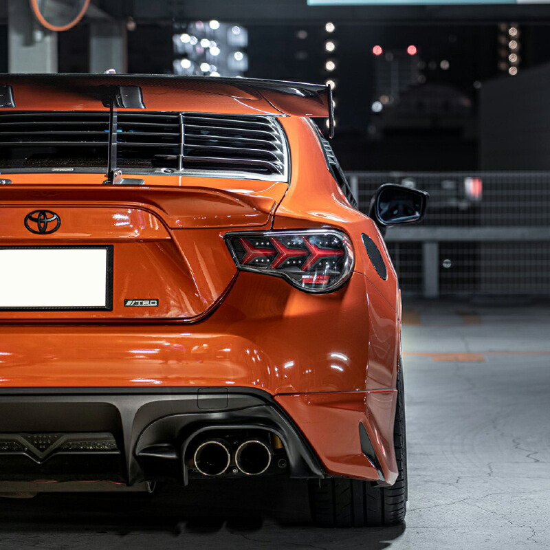 楽天市場】ZN6 ZC6 86 BRZ ファイバー LED テールランプ V3 ブラック