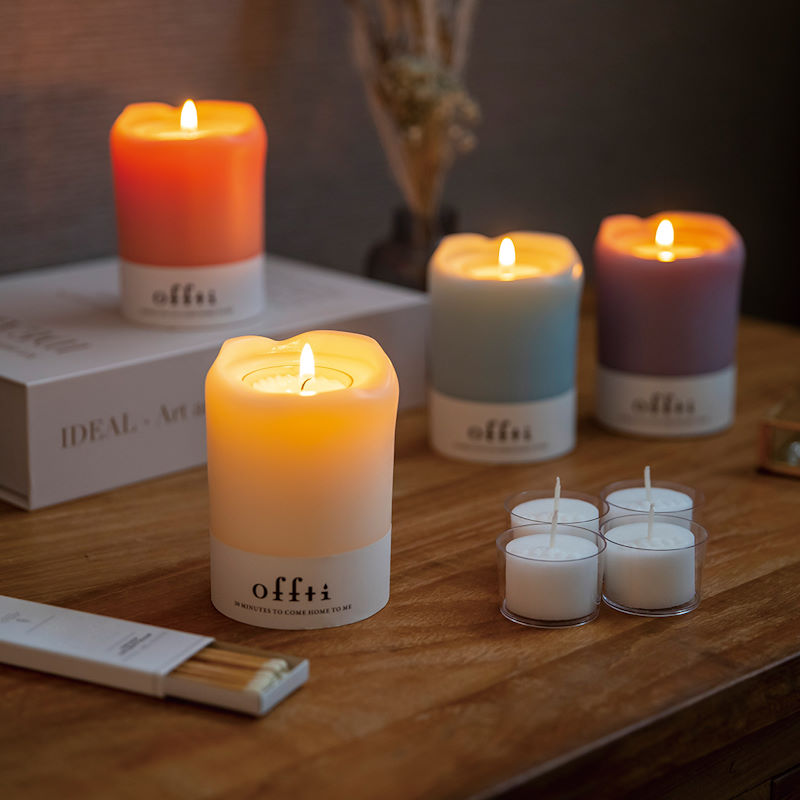 楽天市場】繰り返し使えるアロマキャンドル offti MELTY オフティ