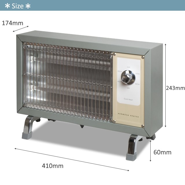 楽天市場】ハモサHKレトロヒーターサックスグレー HERMOSA HK RETRO