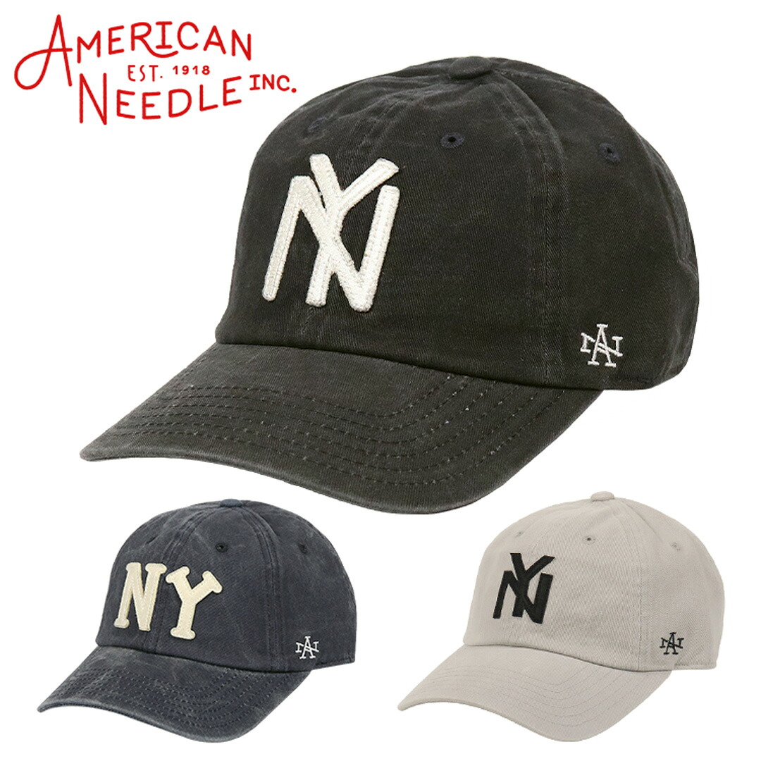 楽天市場】アメリカンニードル キャップ メンズ ニューヨークブラック