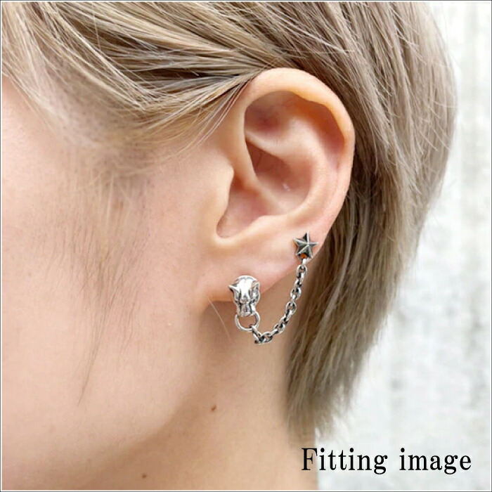 楽天市場】メンズ ピアス 片耳 ブランド シルバー925【 BIZARRE