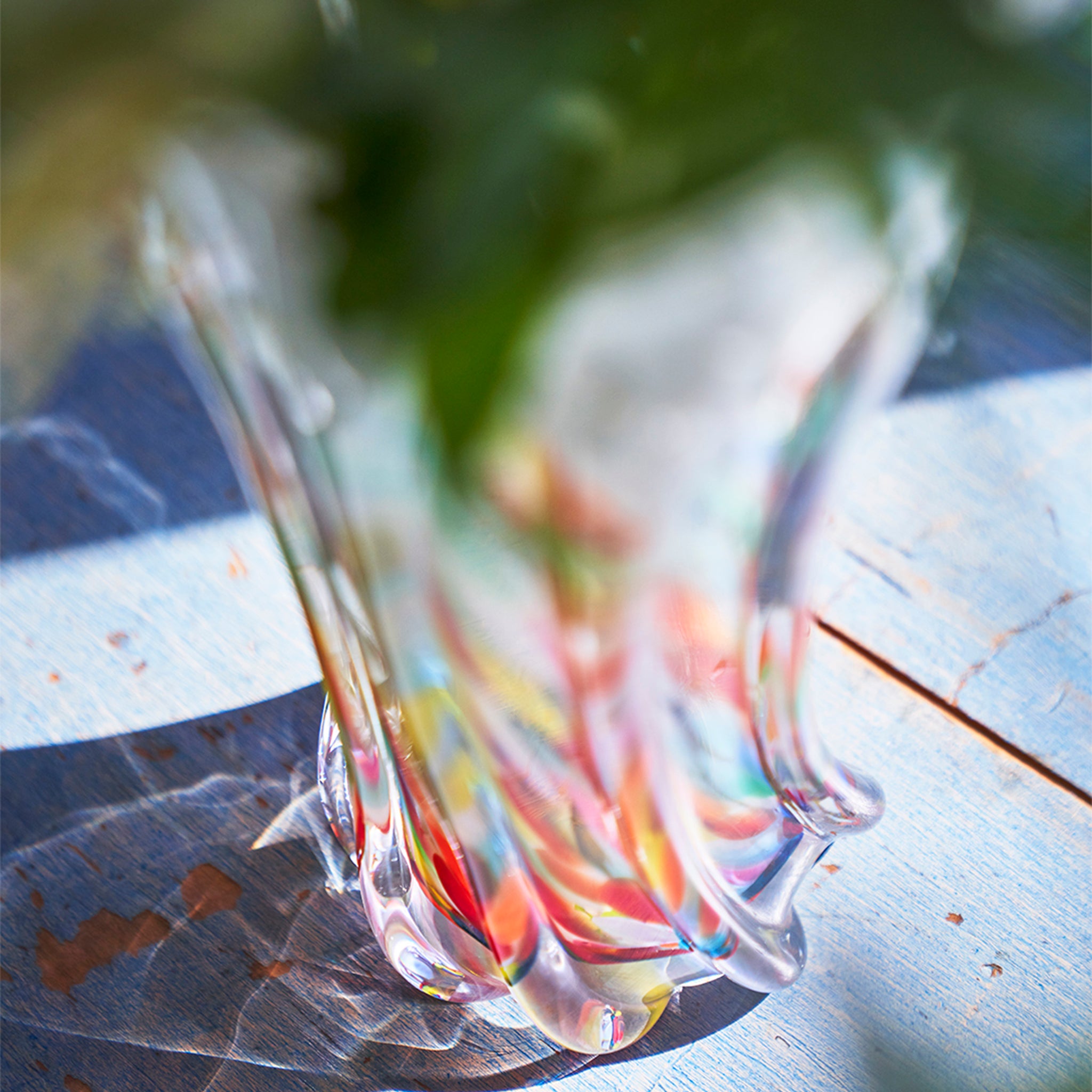 津軽びいどろ 花びん 金彩花器 ねぶた | 華やかな花器 上品なガラス花瓶