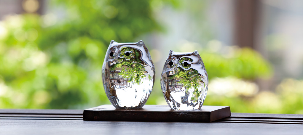 ふくろう［9月］ | シリーズ | ハンドメイドガラスの伝統工芸品「津軽