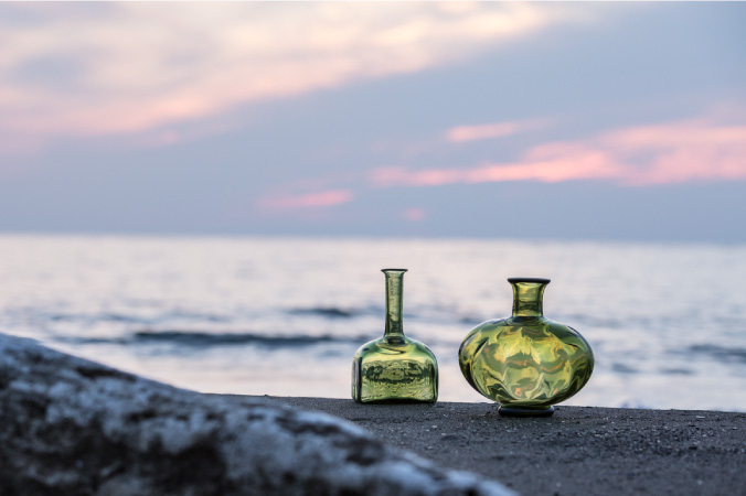 復刻 七里長浜［2月］ | シリーズ | ハンドメイドガラスの伝統工芸品