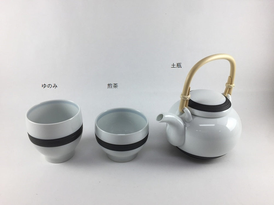 すみのわ(土瓶/煎茶/ゆのみ) 波佐見焼 白山陶器 — 佐賀有田 ギャラリー