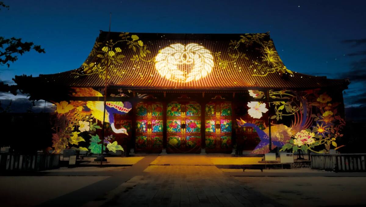 高田本山専修寺デザインアートナイト2024 - 津の時間。（津市観光協会）