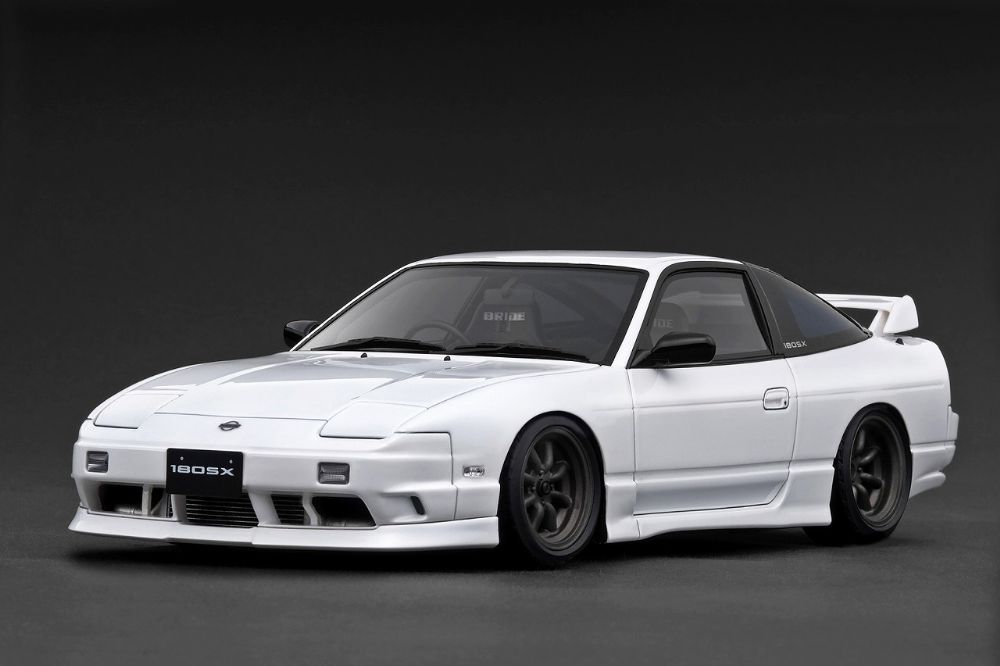 Nissan 180SX TYPE X (RPS13) White (1/18 Scale)【IG3760