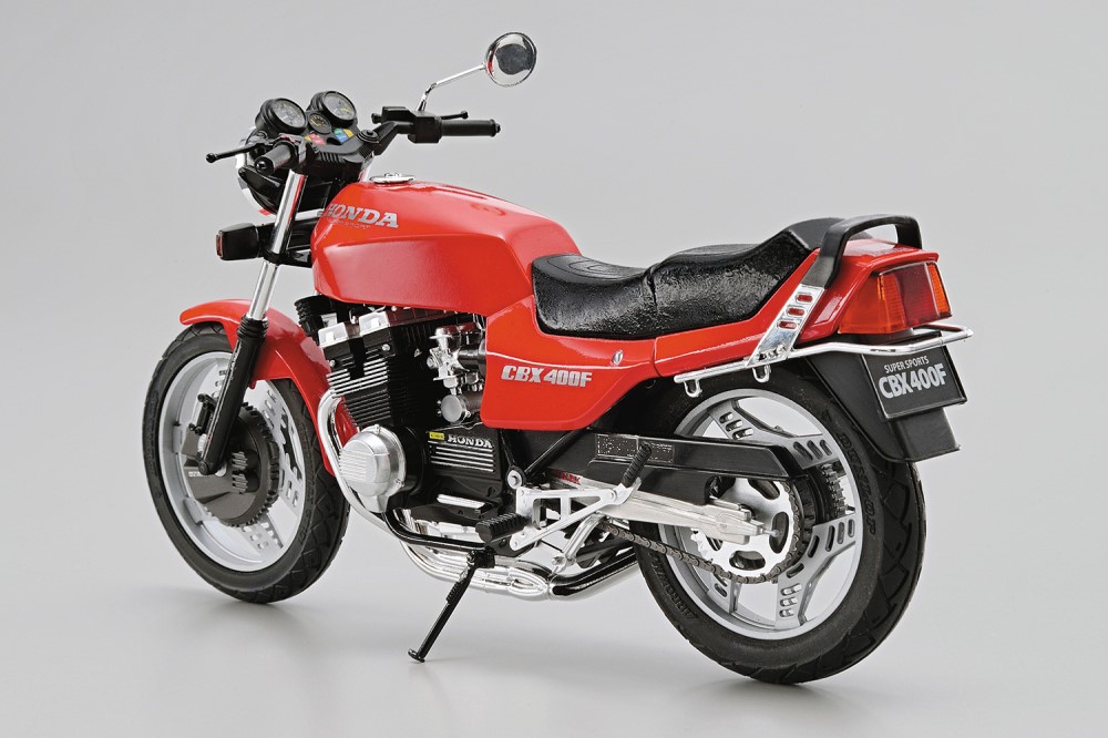 バイクNo.48 1/12 ホンダ NC07 CBX400F モンツァレッド'81 カスタム