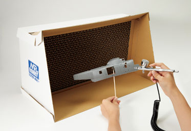 Mr.簡易塗装ブース<ワイド＞【FT05:4973028434316】｜GSIクレオス